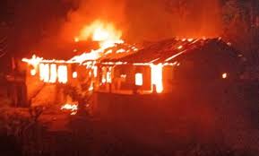 चंपावत में लगी आग लाखो का नुकसान