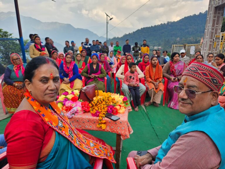 आशा कुलदीप ने मिलकर किया प्रचार केदारनाथ में बीजेपी प्लान