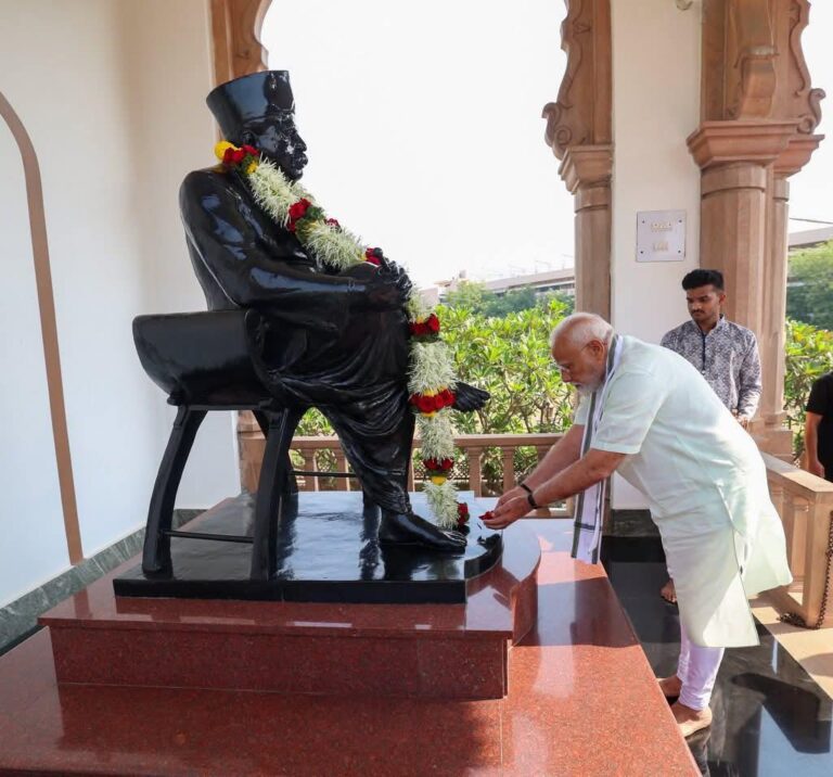 विकसित और समावेशी भारत का निर्माण ही आंबेडकर को सच्ची श्रद्धांजलि :प्रधानमंत्री नरेंद्र मोदी