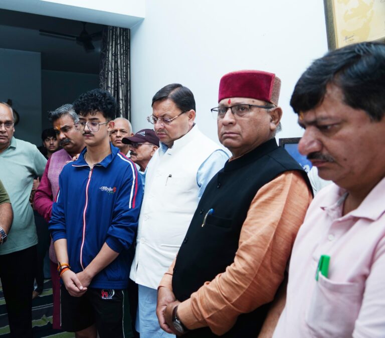 पत्रकारों के स्वास्थ्य के लिए मुख्यमंत्री धामी के निर्देश पर जल्द लगेगा विशेष मेडिकल कैम्प