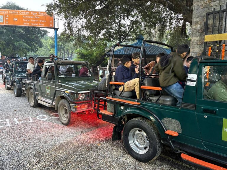 तीन महीने बाद फिर से गुलजार हुए कार्बेट टाइगर रिजर्व के पर्यटन जोन, पर्यटकों ने ली जंगल सफारी की रोमांचक शुरुआत