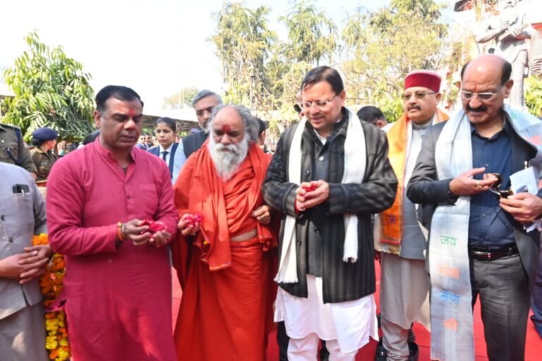 जनजाति समागम–2026 में सीएम धामी, लोक संस्कृति को मिला सम्मान