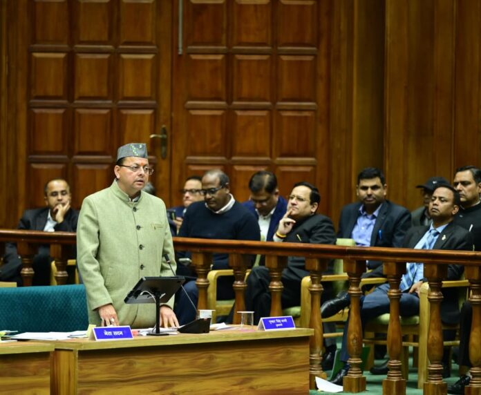 गैरसैंण से धामी ने गिनाईं उपलब्धियां, विकास और सुशासन पर जोर