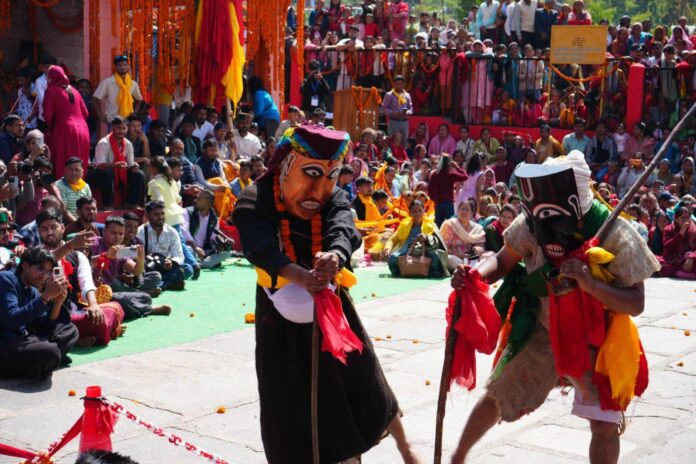 विश्व प्रसिद्ध सांस्कृतिक धरोहर रम्माण मेला का भव्य आयोजन