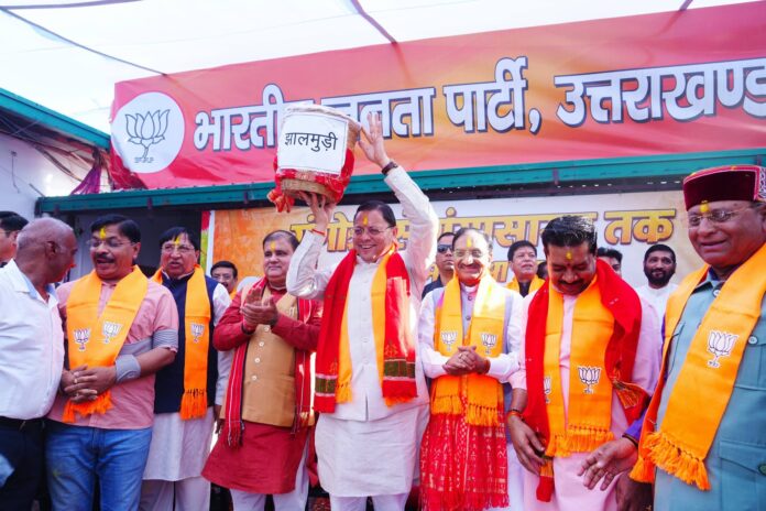 पश्चिम बंगाल, असम और पुडुचेरी में भाजपा की ऐतिहासिक जीत पर जश्न