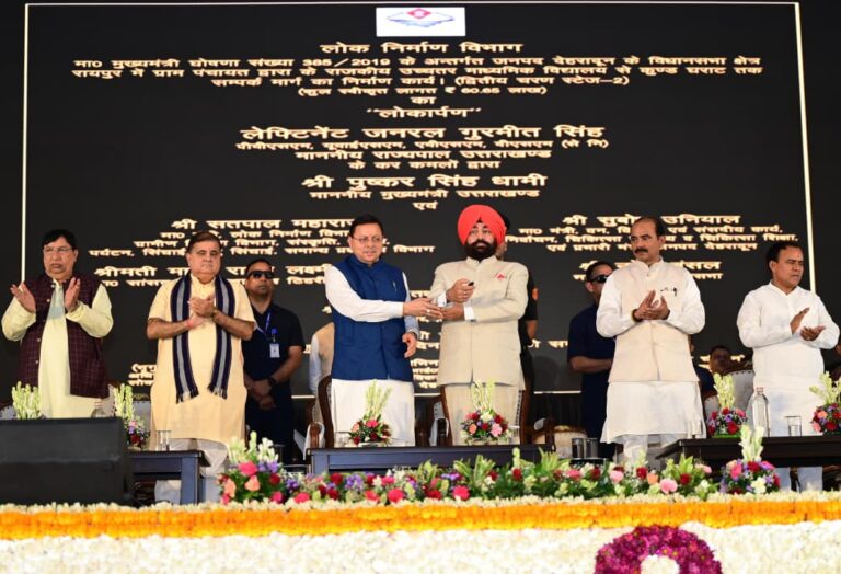 देहरादून को ₹219 करोड़ की 51 विकास परियोजनाओं की सौगात, CM धामी ने किया लोकार्पण-शिलान्यास|Bhadas4india