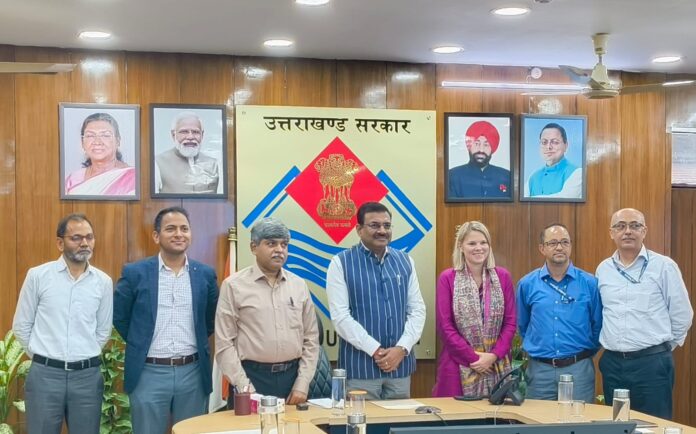 मुख्स सचिव से मिली (यूएनडीपी) की भारत में डिप्टी रेजिडेंट रिप्रेजेंटेटिव सुश्री ईजाबेल