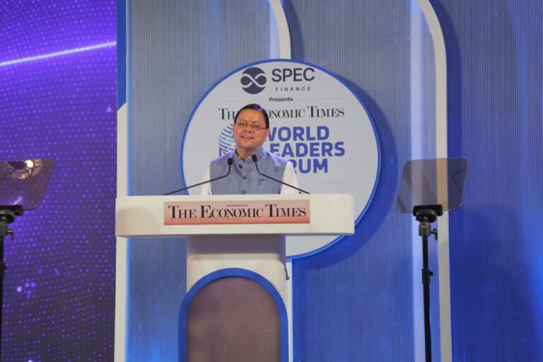 ET World Leaders Forum 2026 में CM धामी, उत्तराखंड विकास मॉडल की सराहना