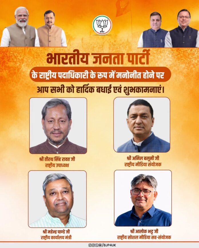 bjp teem 2026