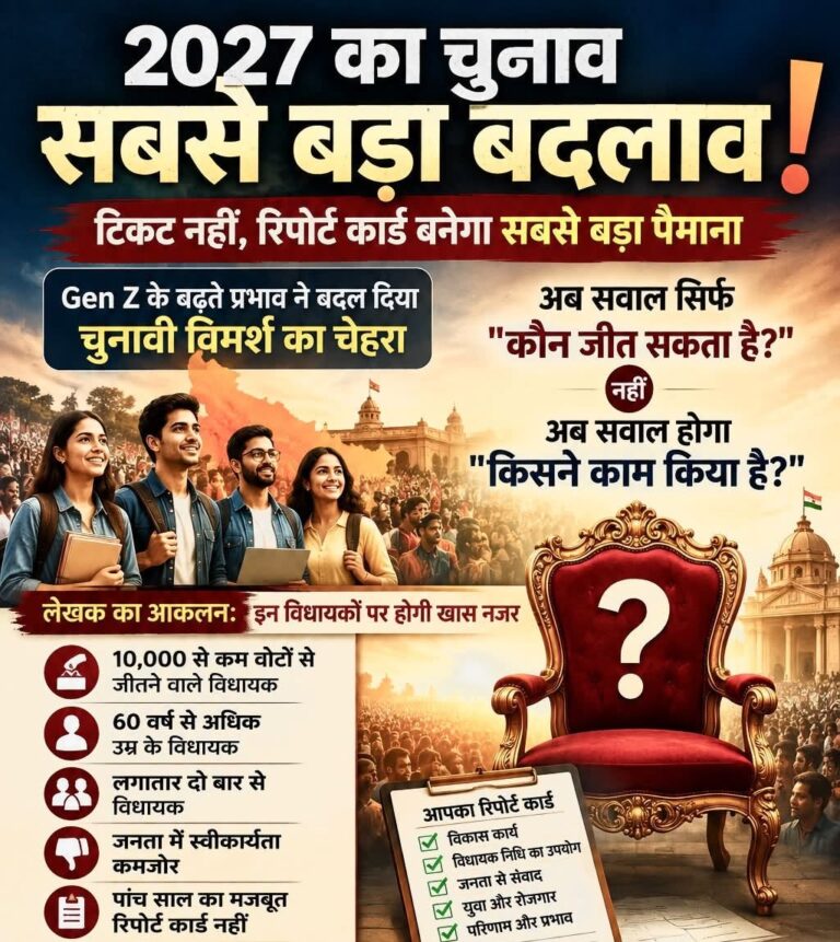 उत्तराखंड 2027: विधायकों का रिपोर्ट कार्ड बनेगा सबसे बड़ा चुनावी मुद्दा